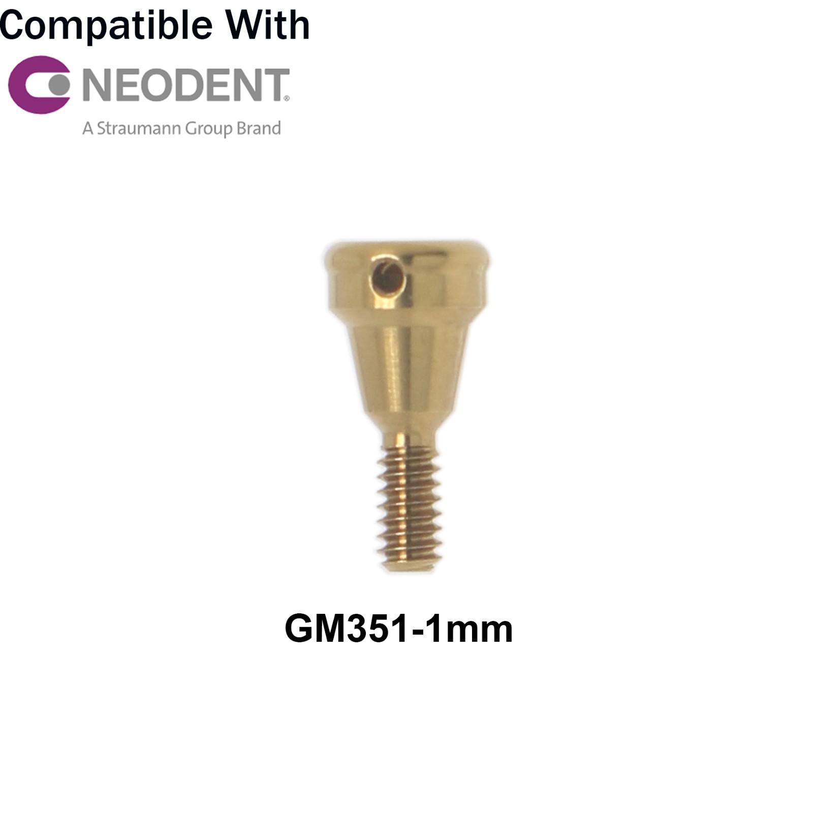 Overdenture Locator Abutment Removable Male Cap for NEODENT GRAND MORSE 1-6mm GH