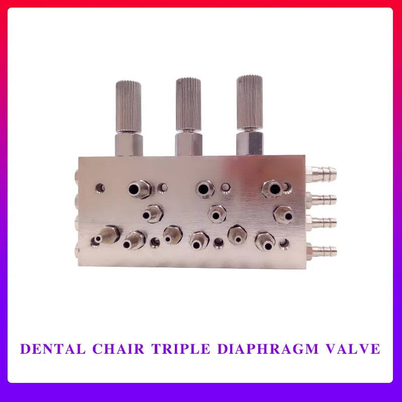 3 in 1 Control Chair Air/Water Diaphragm Membrane Valve Dental Chair Accessories
