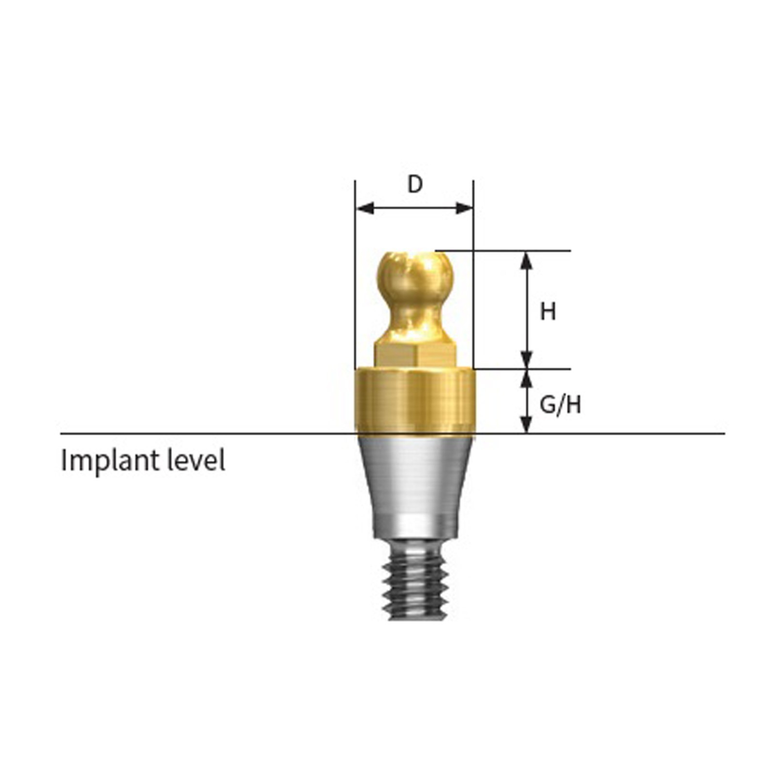 US Implant O-ring Retention Cap For Hiossen/Osstem Ball Attachment Overdenture