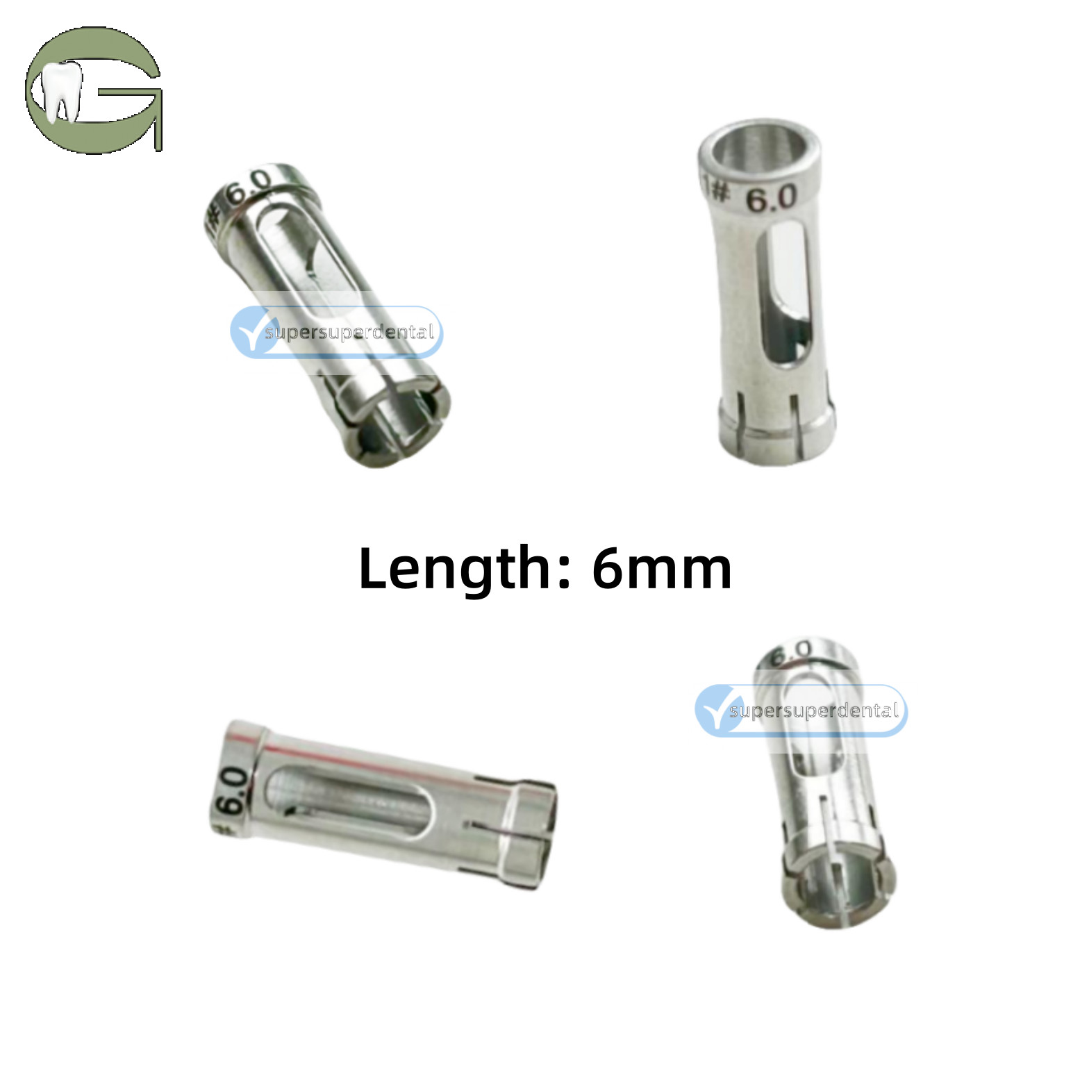 Dental Guide Stopper Sleeve Guided Drill Safety Depth Stop Drills Fits DEN L/M/S
