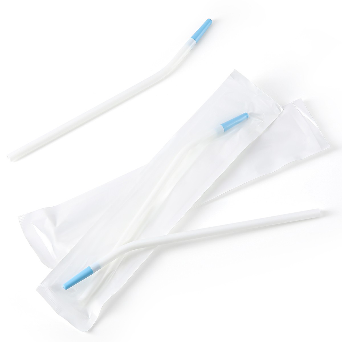 25pcs/box Disposable Dental Suction Tips Saliva Ejector Long Slim Suction Tubes