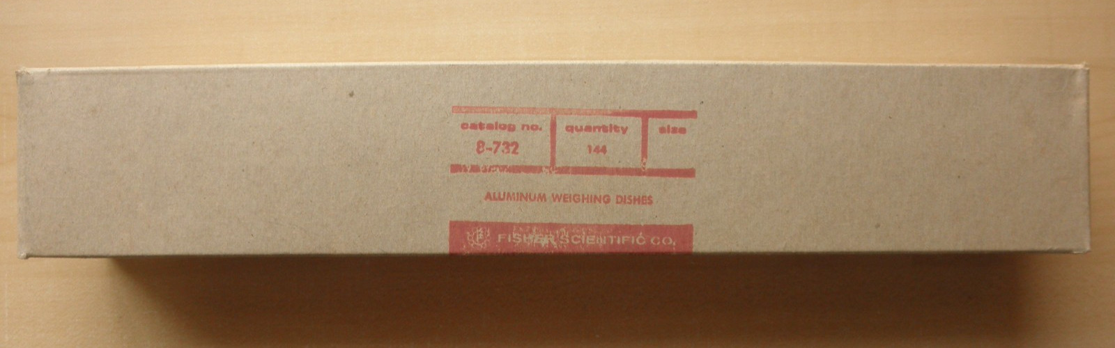 FISHER SCIENTIFIC 50mL Aluminum Weighing Dish 8-732 open box about 10 shy of 144