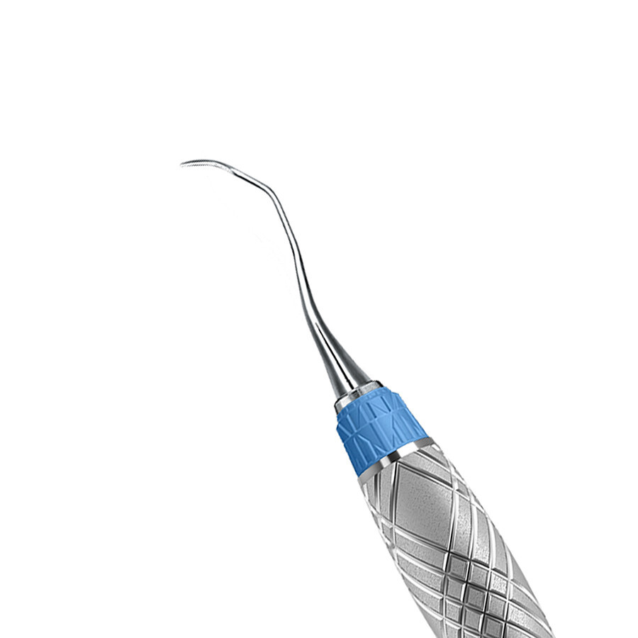 HU-FRIEDY #13/14R CURETTE RIGID, EE2, HARMONY, BLUE ERGONOMIC HANDLE (x3)