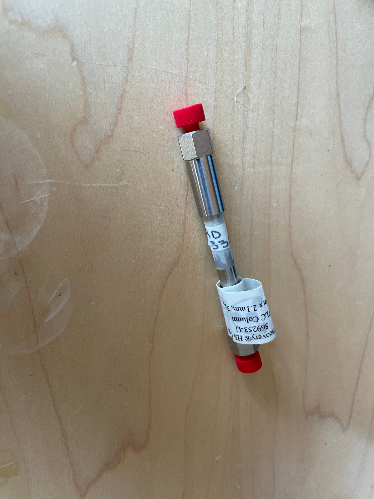 used SUPELCO DISCOVERY 569253-U HS C18 HPLC COLUMN 3um PARTICLE SIZE 50 X 2.1mm