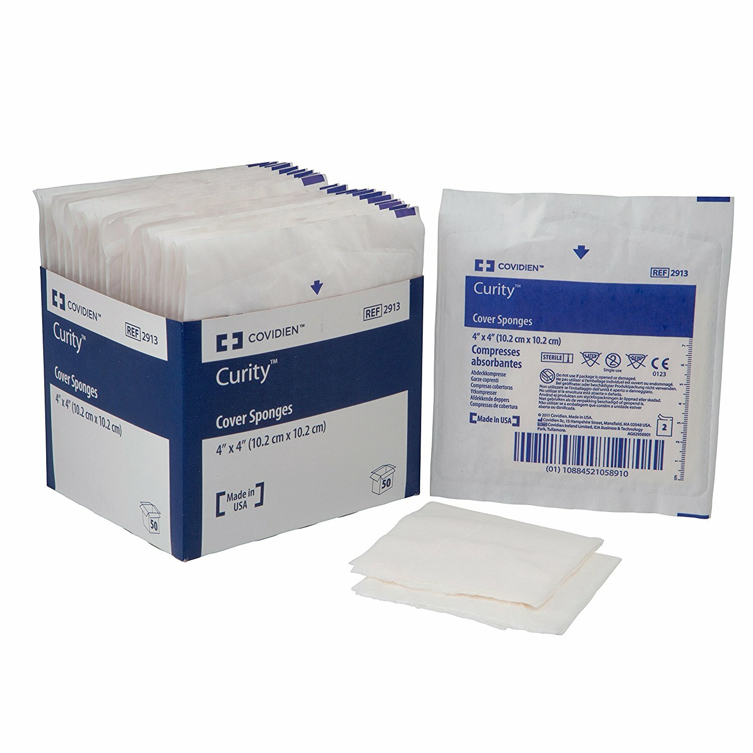 Curity Cellulose Dressing, 4 X 4 Inch, Case of 1200, GREAT