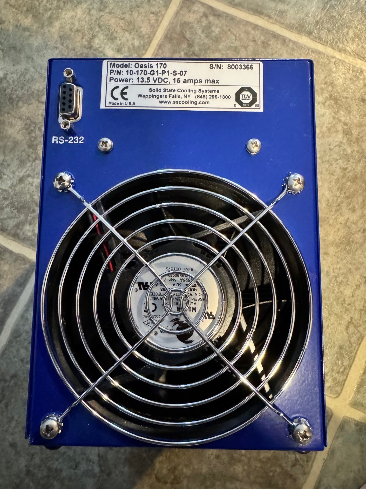 Oasis 170 Chiller Solid State Cooling Systems UNTESTED Chiller 10-170-G1-P1-S-07
