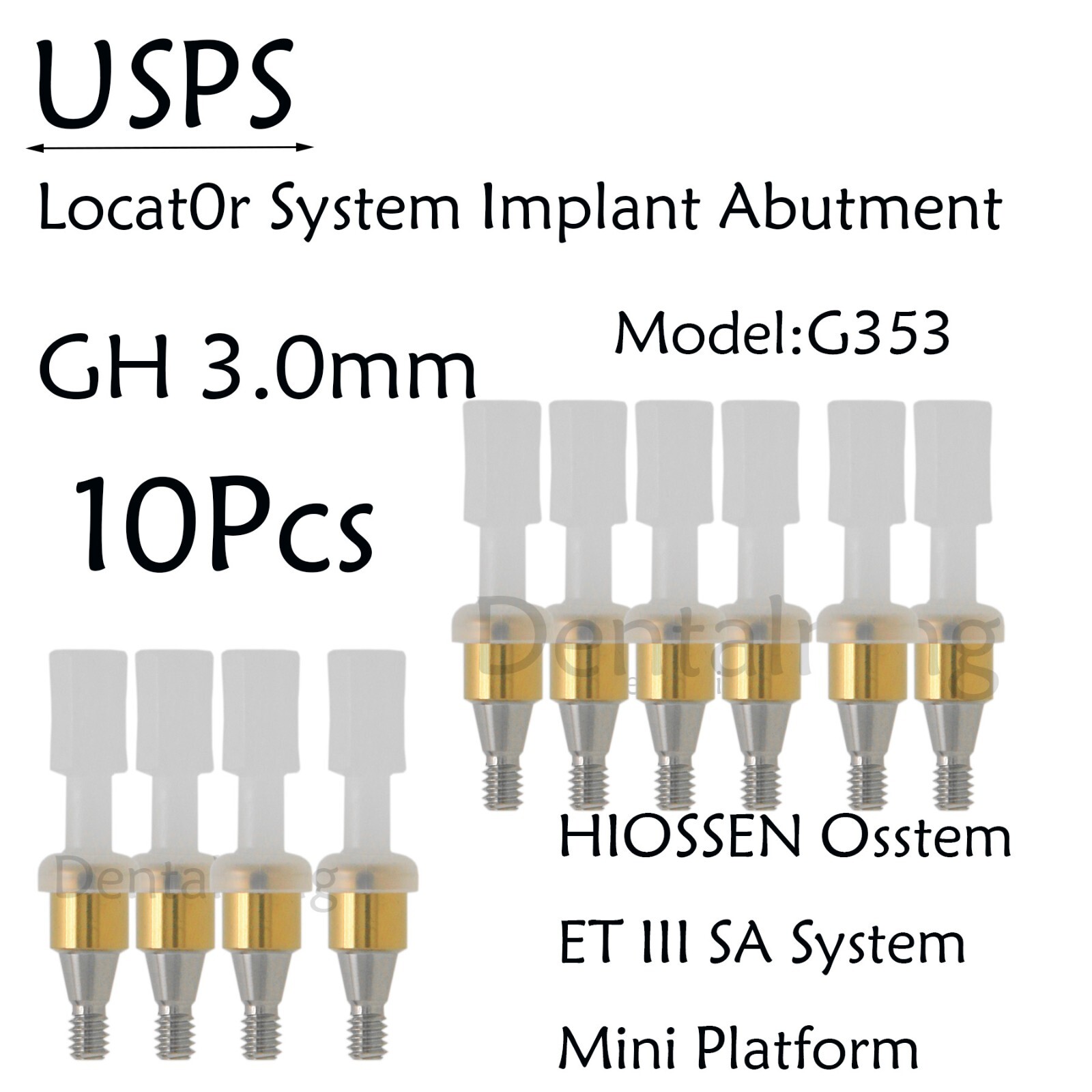 US HIOSSEN ET III SA/Osstem/DIO UF/Snucone Mini Locator Abutment For 1-6mm