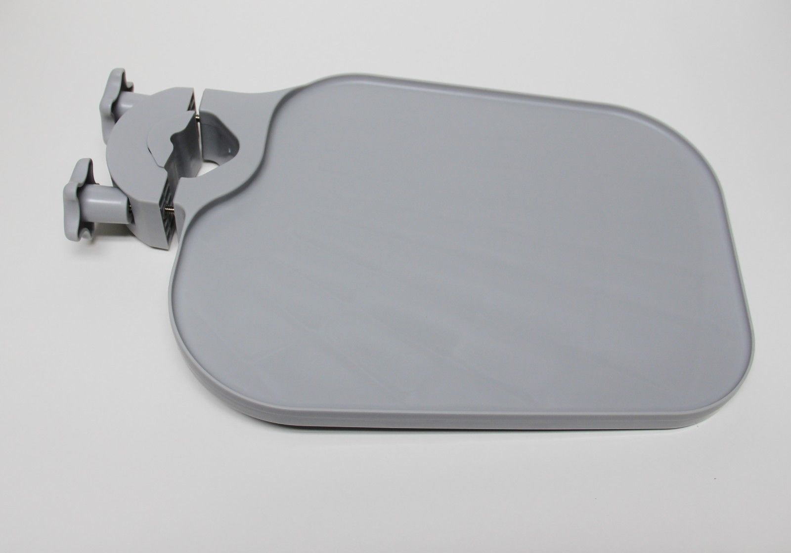 TPC US100 Post Mounted Utility Pole Post Tray Shelf Table Dental Medical Grey x2