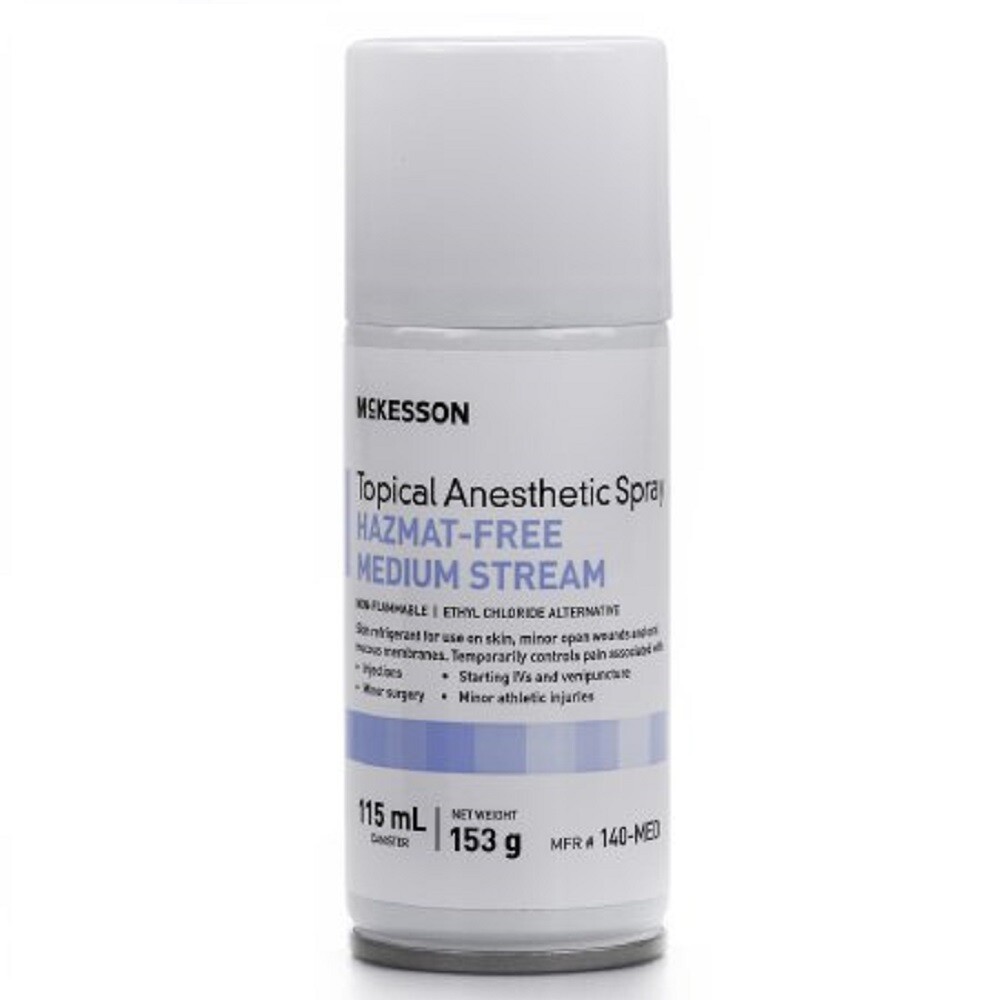 McKesson Topical Anesthetic, Spray, 115 mL, Box of 12,