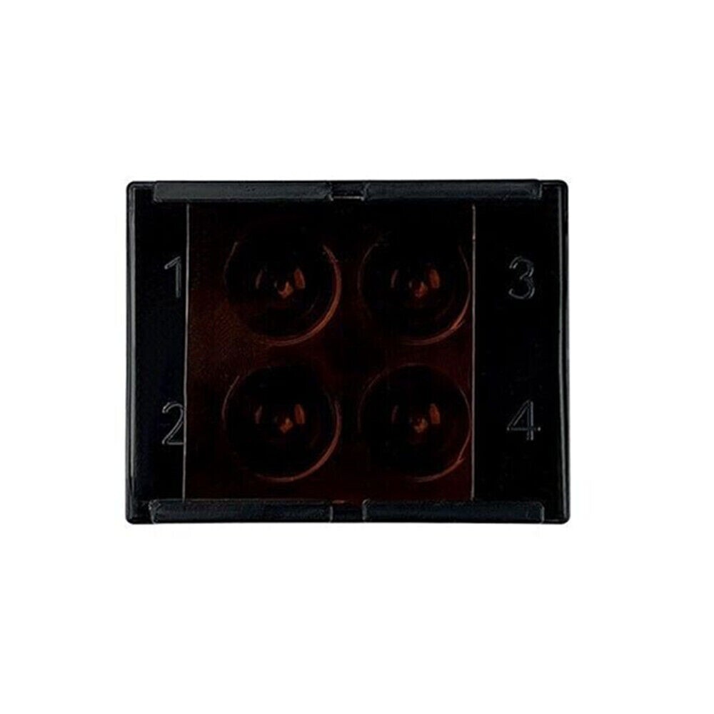 Dental Veneer Storage Box Teeth Patch Shading Light Retainer Molar Box 4 Holes