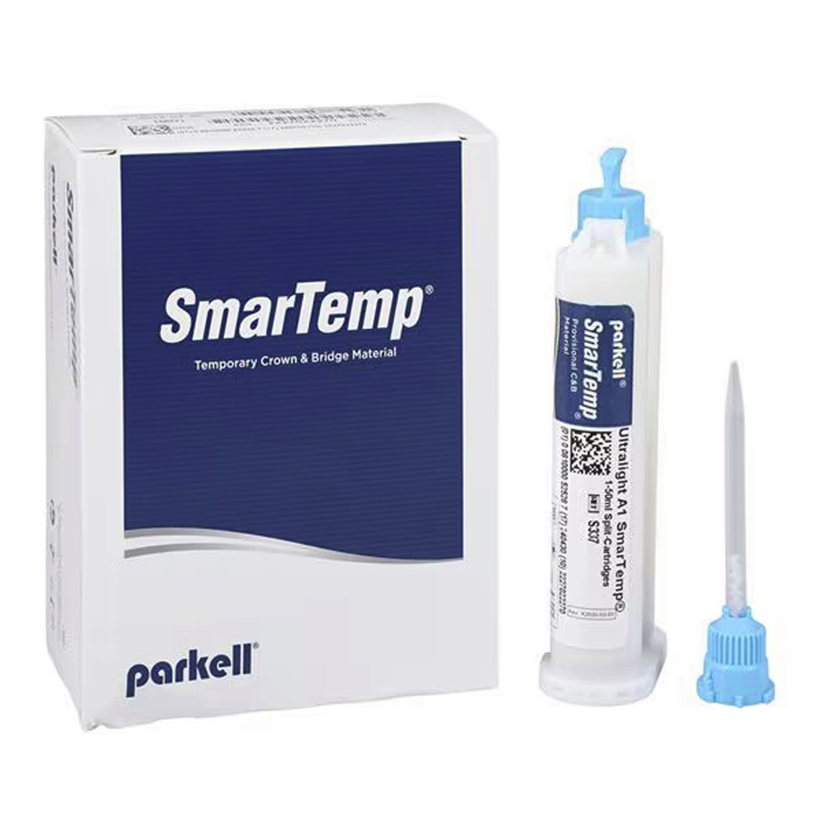 Parkell SmartTemp Temporary C&B Material, A1, A2 A3.5 1x50ml Cartridge & 10 Tips