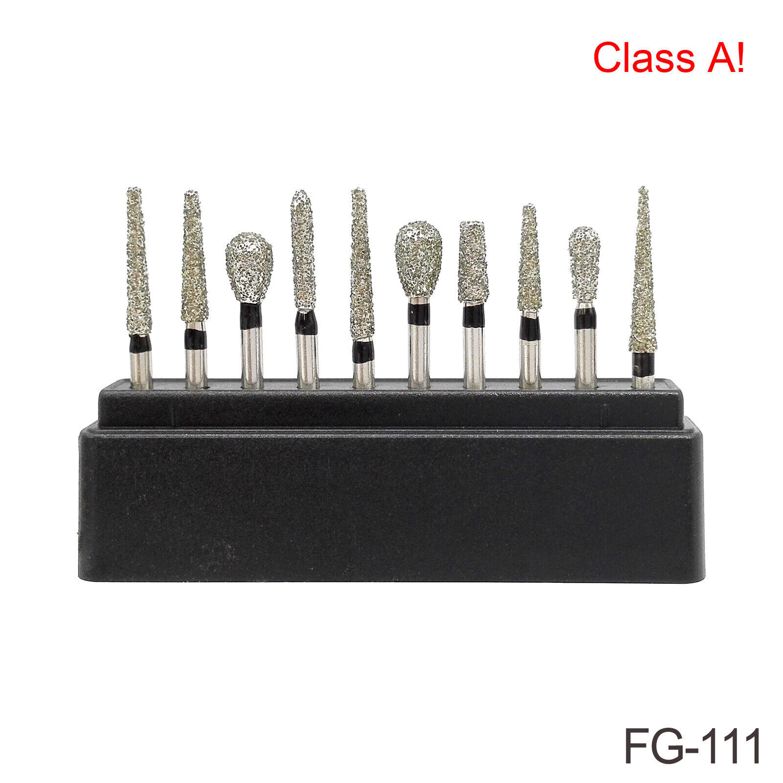 Dental Diamond Burs Drills FG Kit High Speed Handpiece 17 Types for Choice