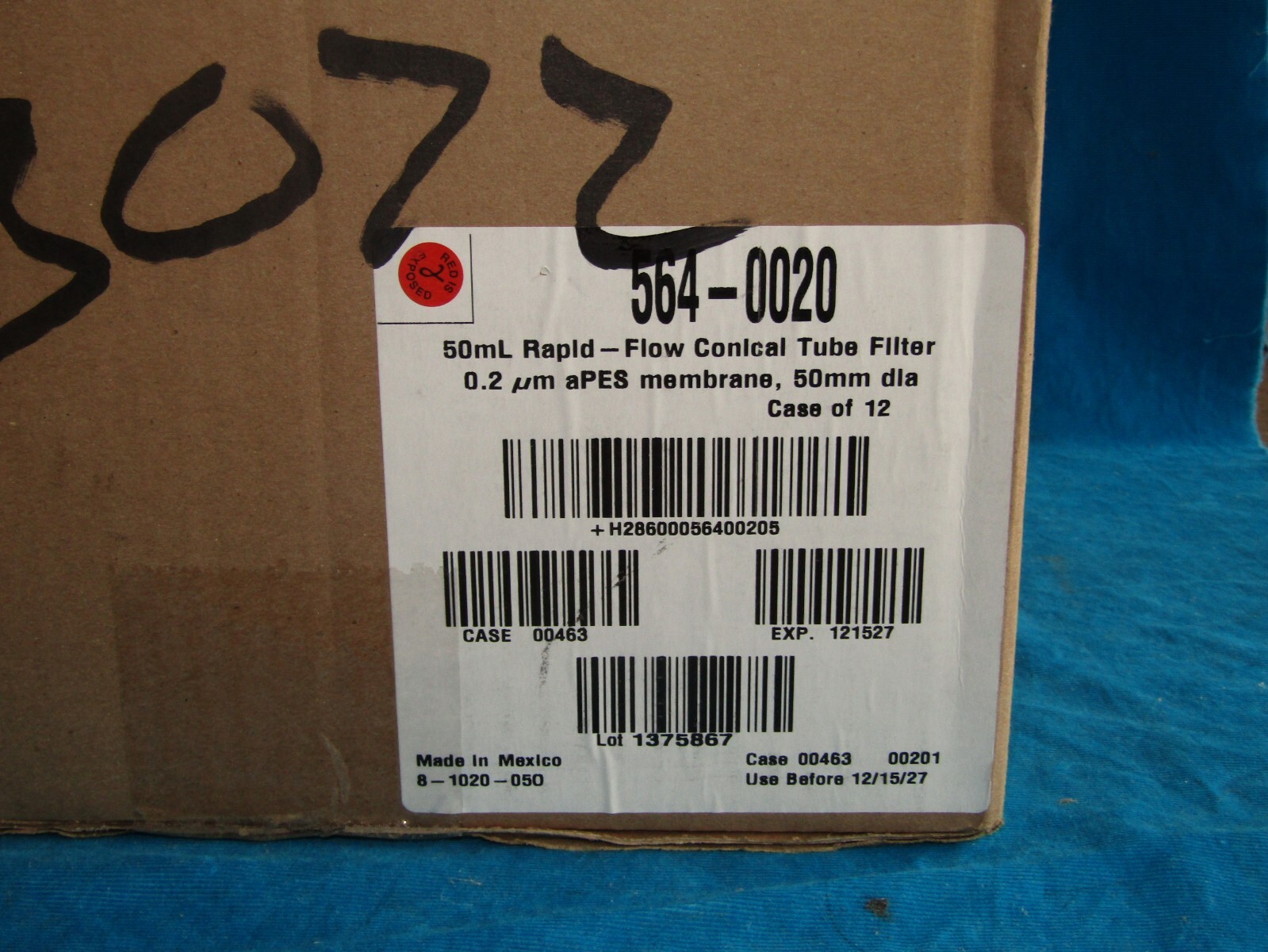 Thermo Scientific 50ml Rapid Flow Filters Conical Tube 50mm Diameter, Cs of 12