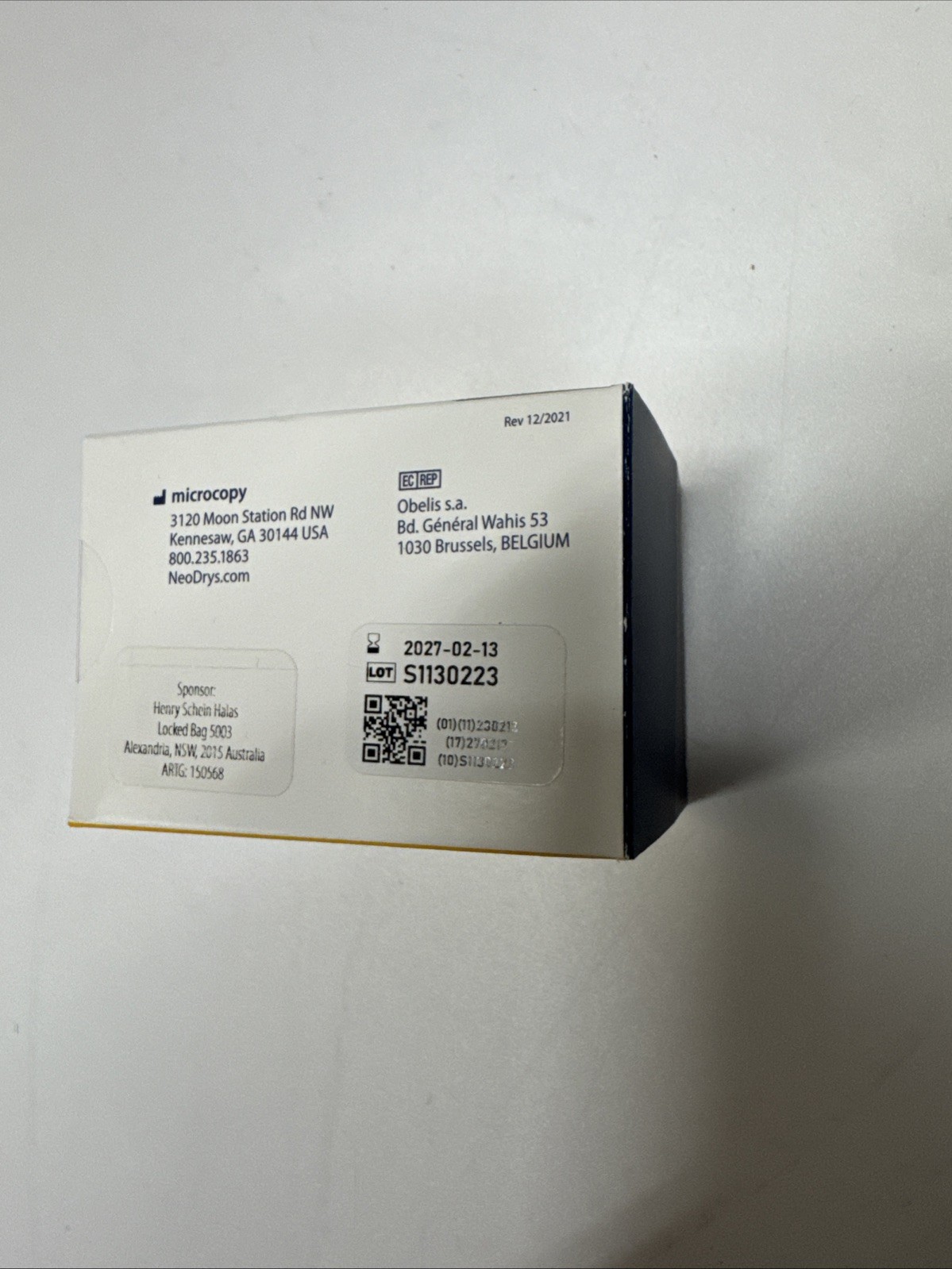 Microcopy Dental NeoDrys Small Yellow Saliva Control 50/BX
