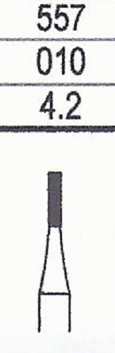 MC557 Barracuda Metal/Crown Cutting Bur Carbide 557 10pk