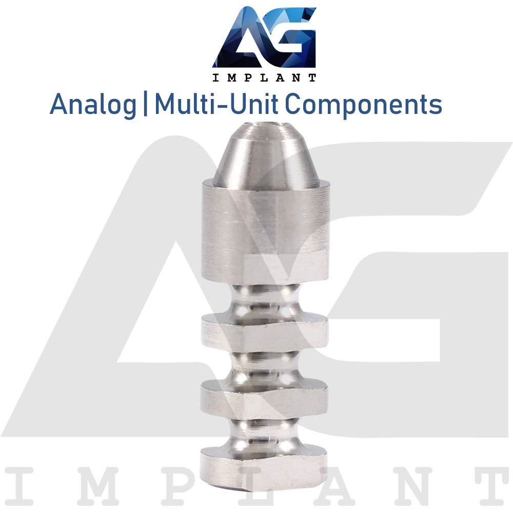 10 Angular Multi Unit Abutmnt 30° Kit Dental Im plant Internal Hex Titanium 3mm