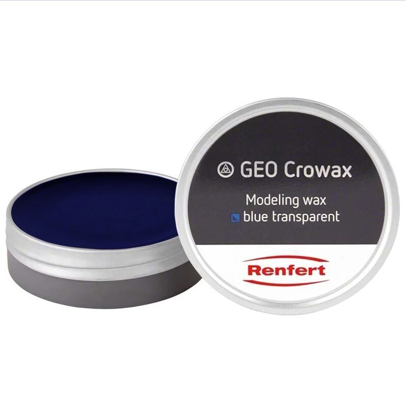 RENFERT GEO Crowax Modeling wax blue-transparent 80g