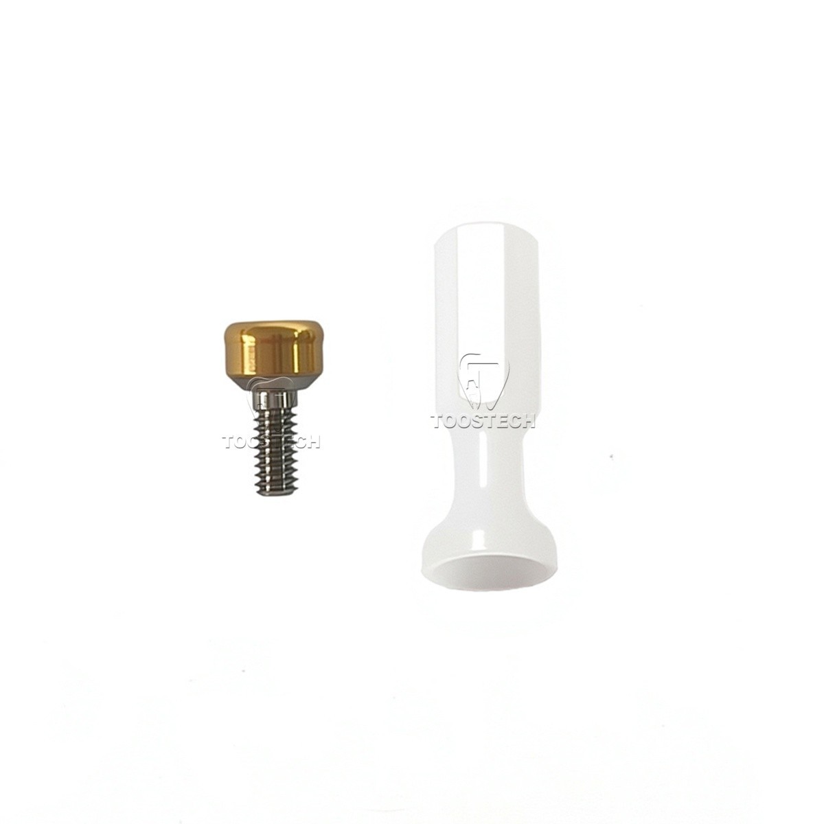 Overdenture locator Abutment fits to Zimmer Tapered Screw-vent 3.5 GH0.5~7.5mm