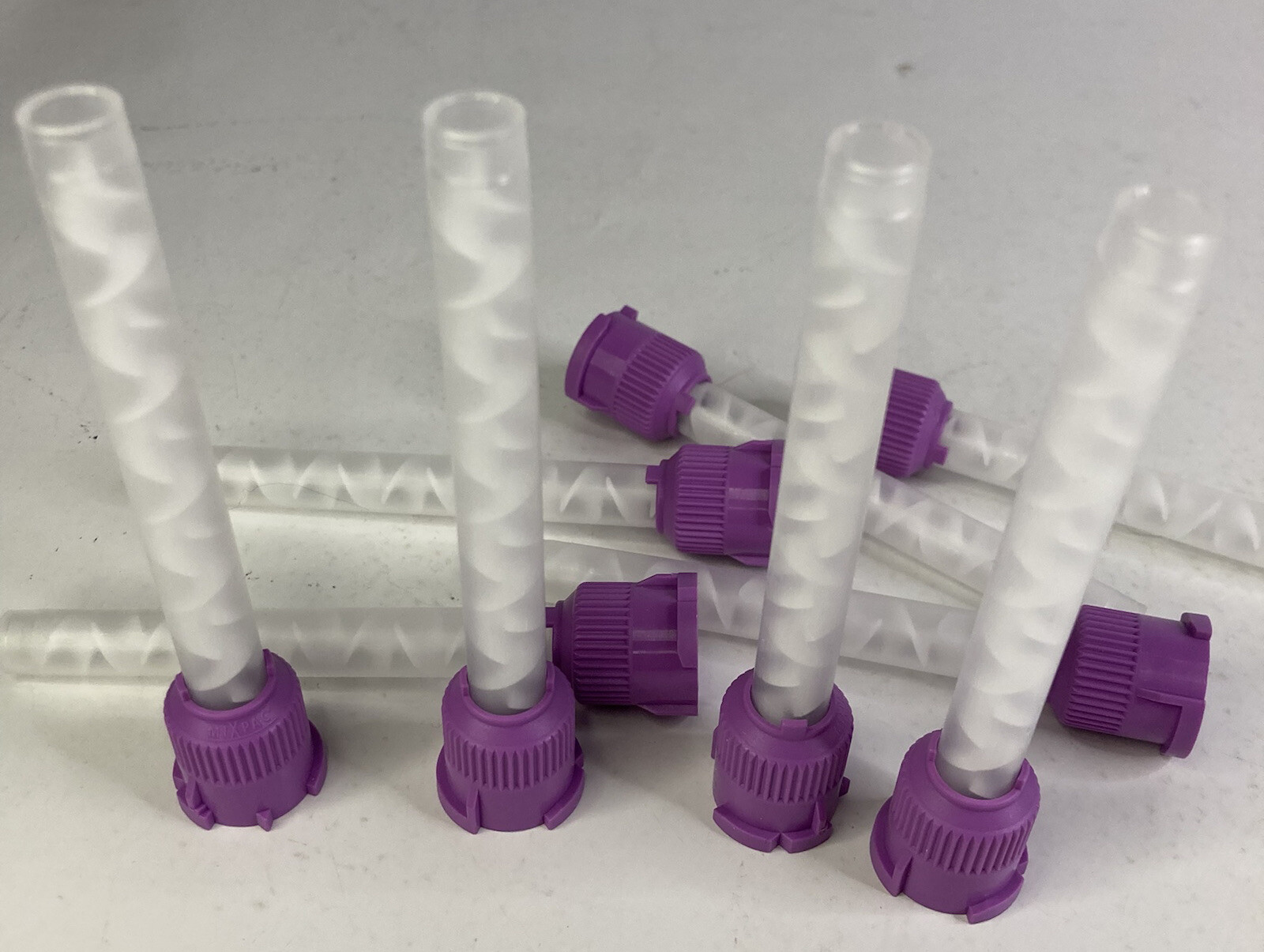 Genuine MIXPAC Dental Impression Mixing Tips 48 pcs Purple 7.5mm 1.1 Ratio_MT131
