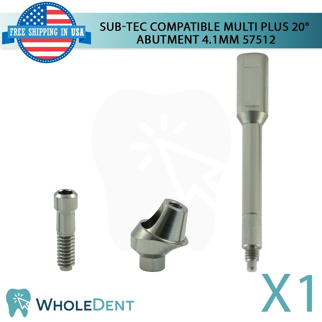 1x Dental Titanium Angulated 20° Multi Unit Prosthetic BEGO® Compatible 57512