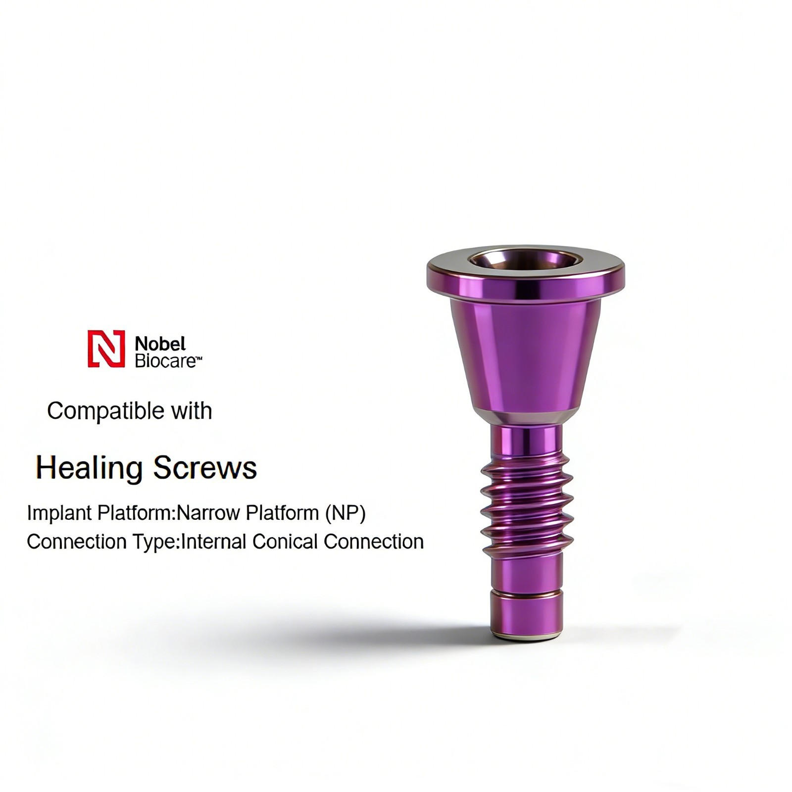 US Dental Healing Abutment NP RP ∅3.6/5.0/6.0 for Nobel Active Conical Titanium