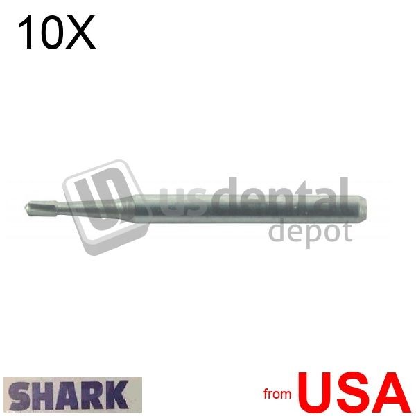 10X LOT of SHARK-FG-330 Pear – Cross Cut -10pk – Tungsten Carbide Burs #F 102618