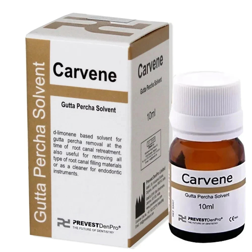 Dental CARVENE D-Limonene Based GP Solvent 10ml Pack for Insant RCT Treatments ,