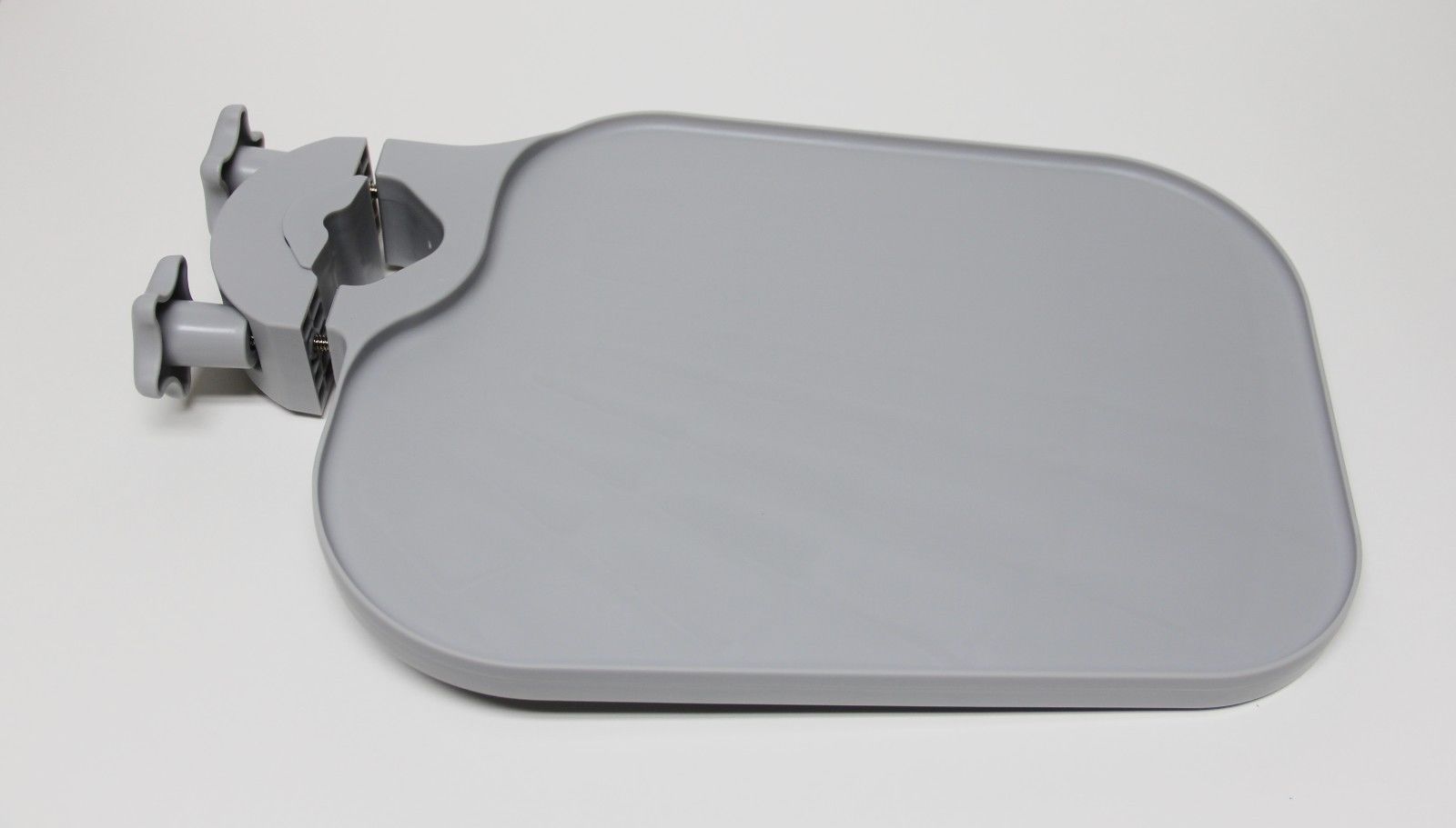 TPC US100 Post Mounted Utility Pole Post Tray Shelf Table Dental Medical Grey x2