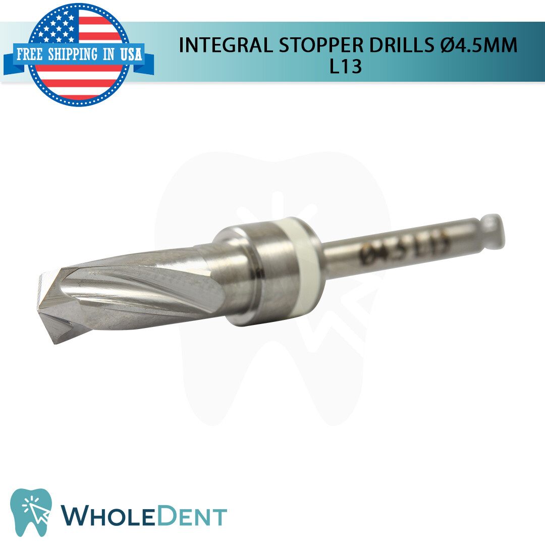 Surgical Integral Stopper Drill Ø4.5 External Irrigation Dental Implant