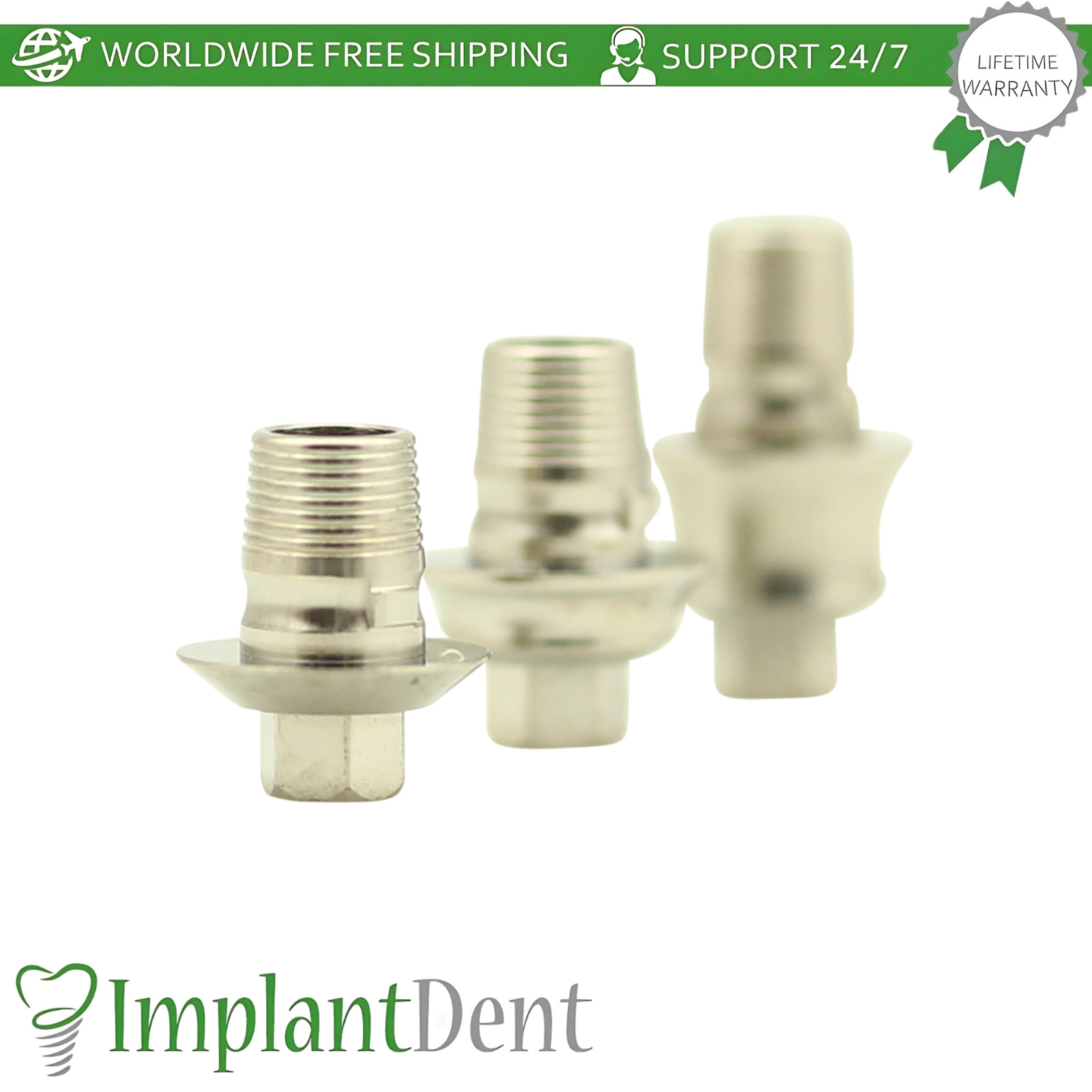 X10 Ø5.7mm Anti-Rotation Ti-Base WP MIS Compatible Int Hex 2.45mm Connection