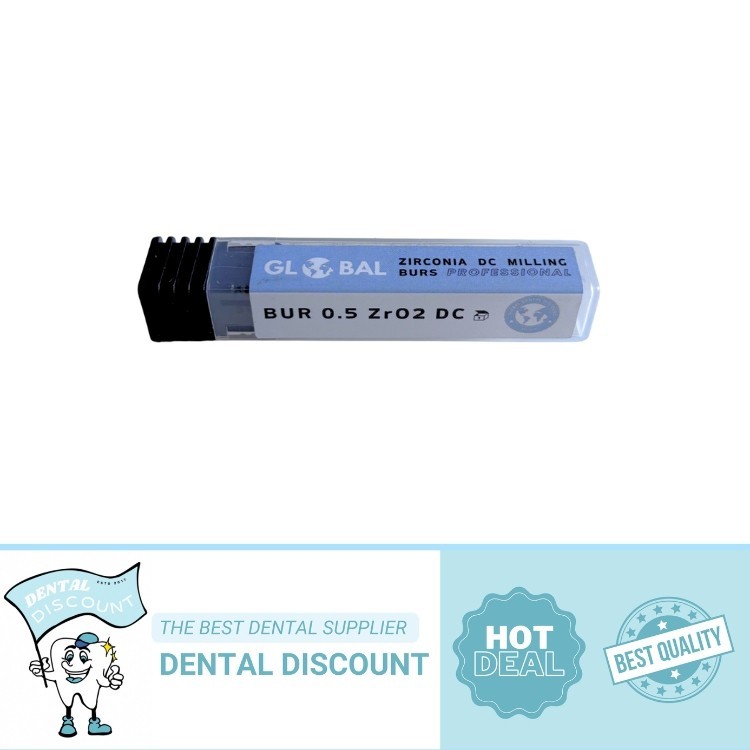 DENTSPLY SIRONA inLab MC X5 Bur 0.5 ZrO2 DC yellow! coated with fine diamond!!!