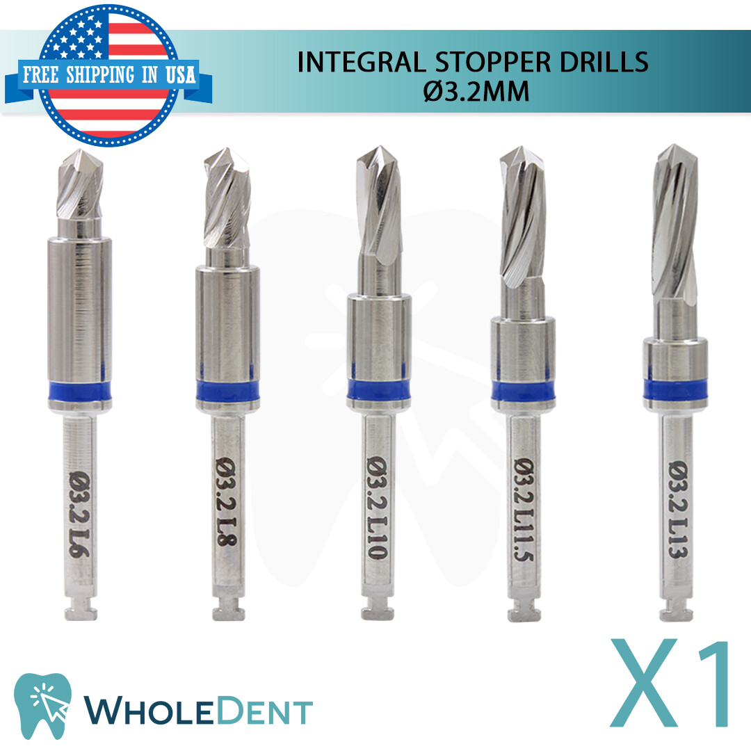Surgical Integral Stopper Drill Ø3.2 External Irrigation Dental Implant