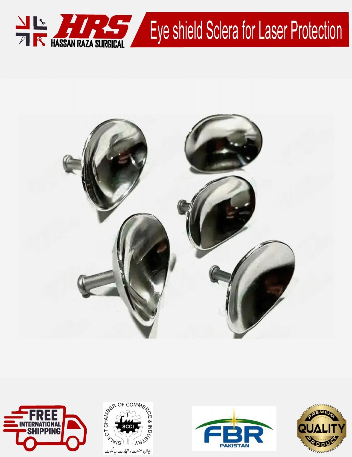Eye shield Ocular Sclera Protection Laser Tattoo Remove Sizes: S:M:L 5Pcs