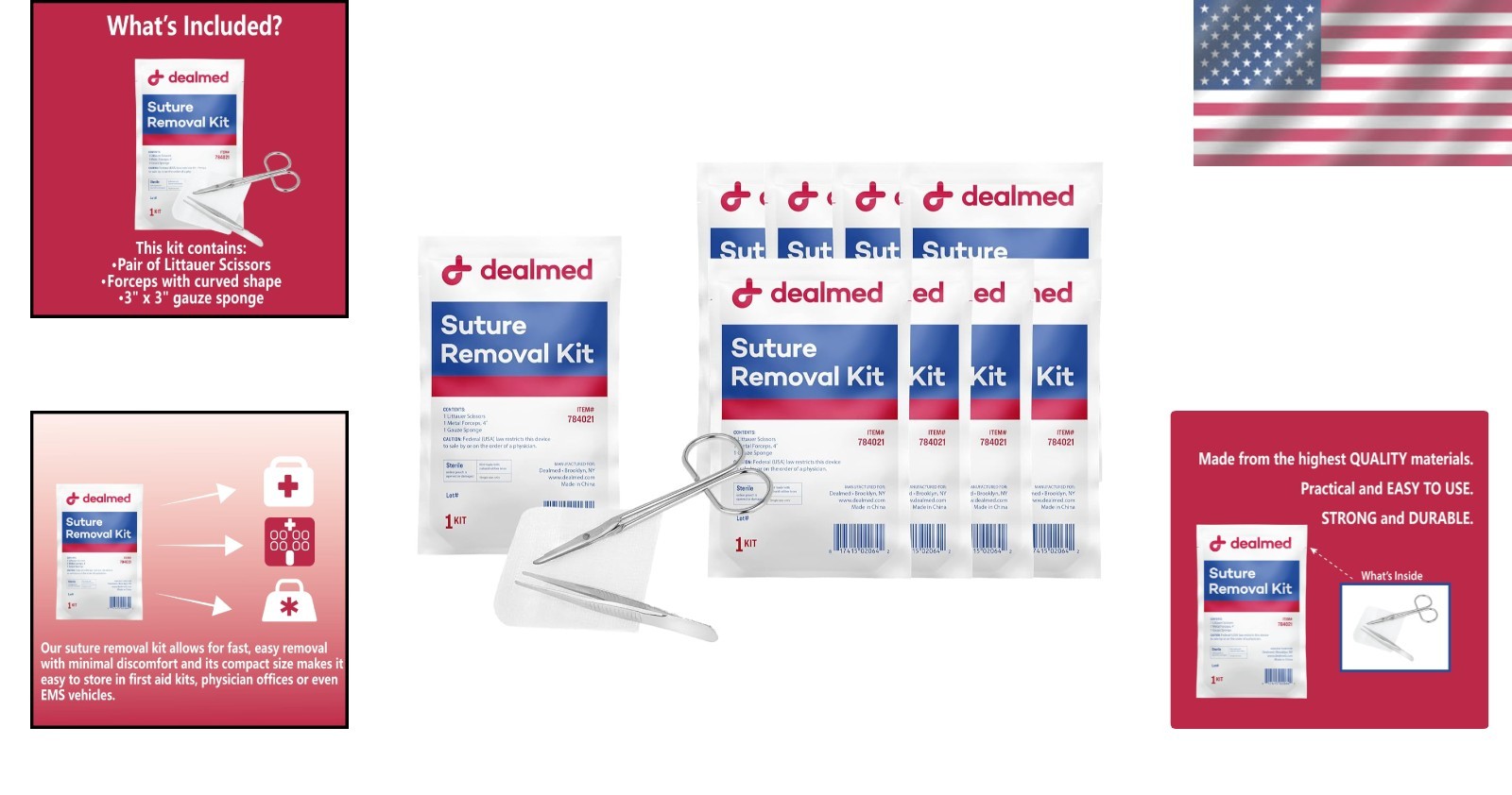 Efficient Suture Removal Kit – 10 Kits Included