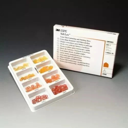 Dental 3M ESPE Sof-Lex soflex Contouring Polishing 240 Discs Kit 2380( FREE SHIP