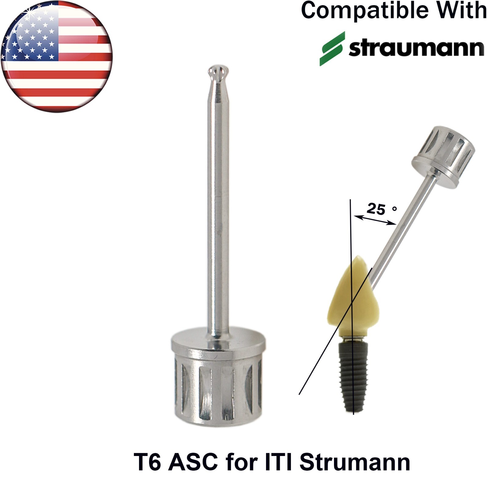 US Implant Screwdrive Angulated Screw Channel Driver for Nobel Hiossen ITI Astra