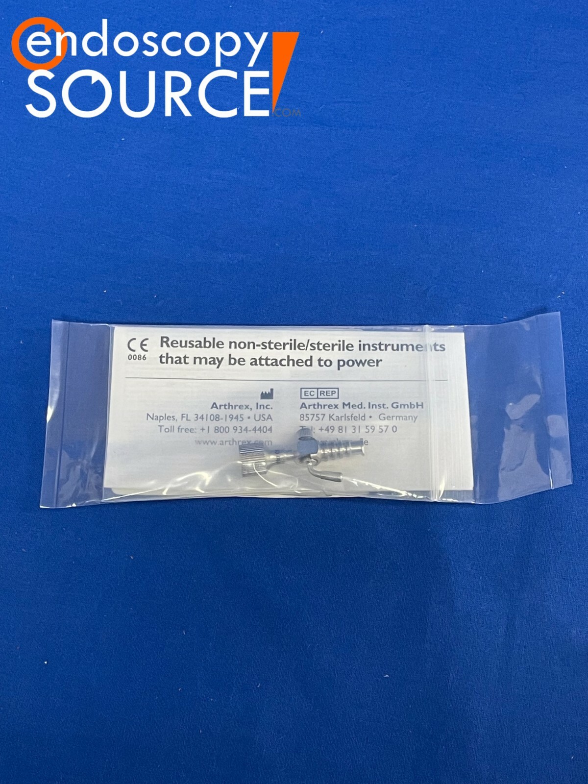 Arthrex AR-3035L Inflow Cannula Adapter With Stopcock
