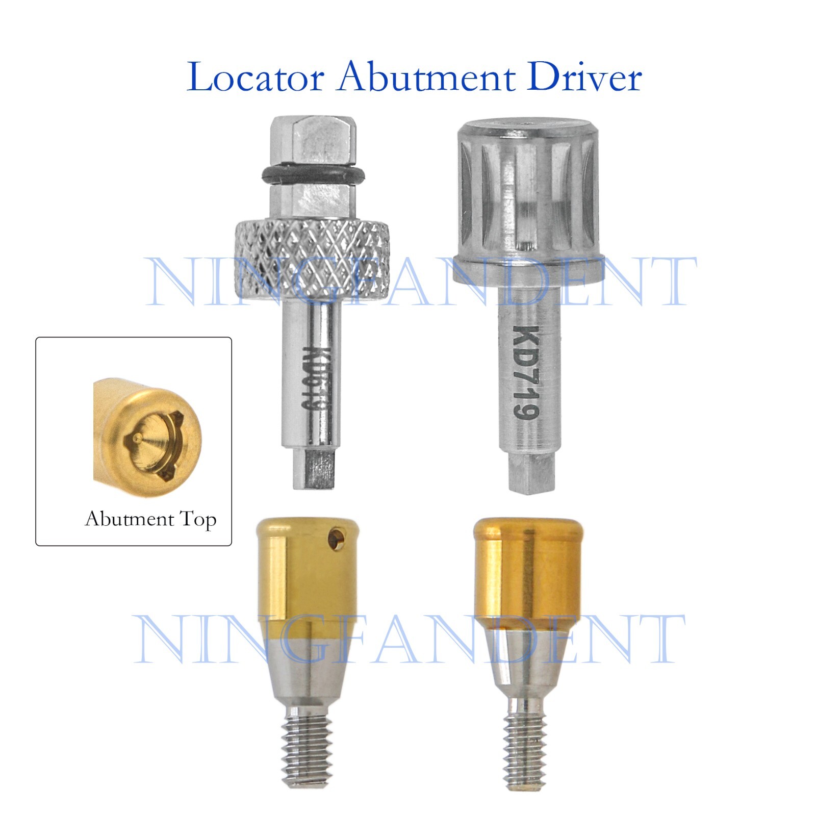 Zimmer Dental Locat0r Implant Abutment Screwdriver,Locat0r Core Tool,Male Cap
