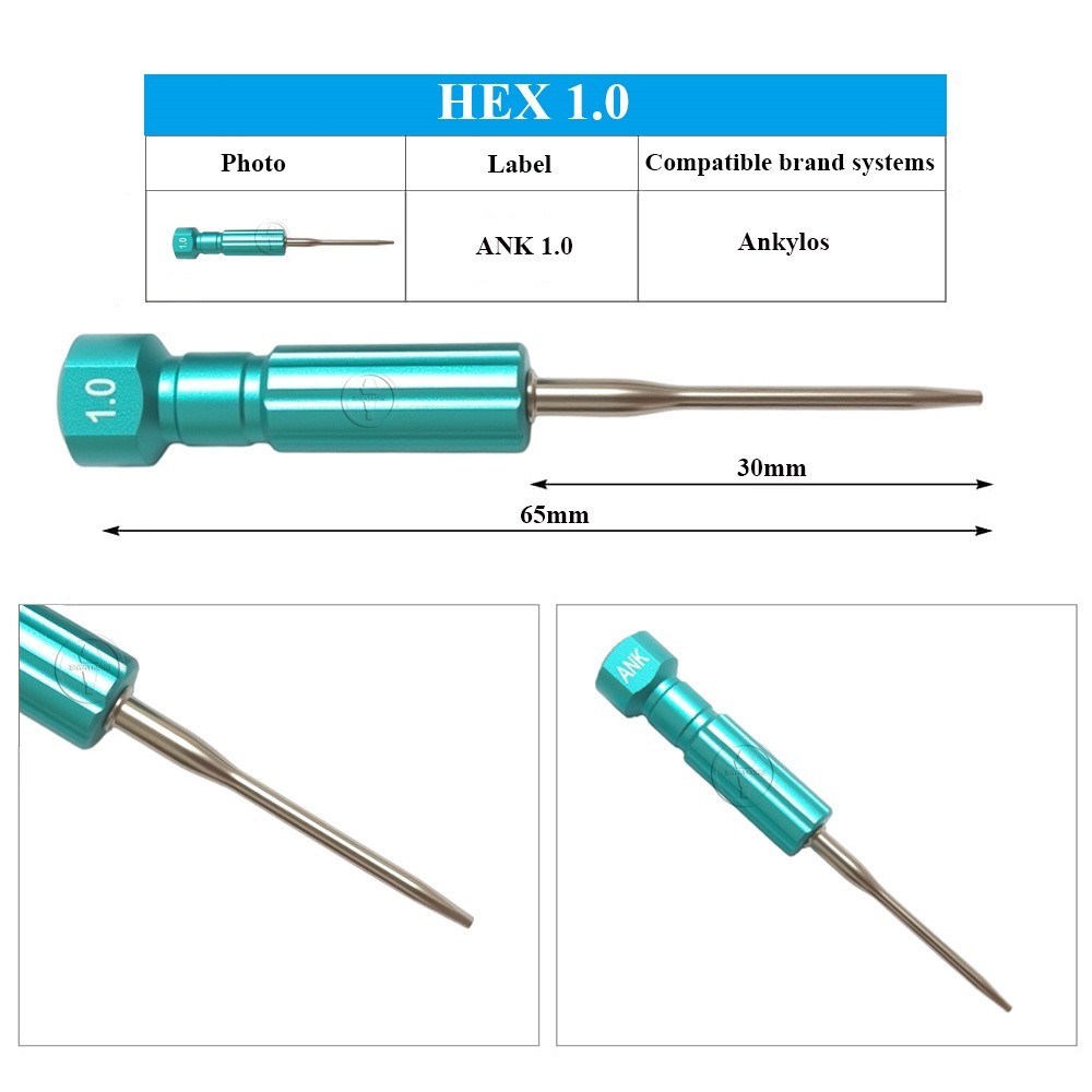 Screwdriver Dental Lab Screwdriver lab tools 9 pcs/kit