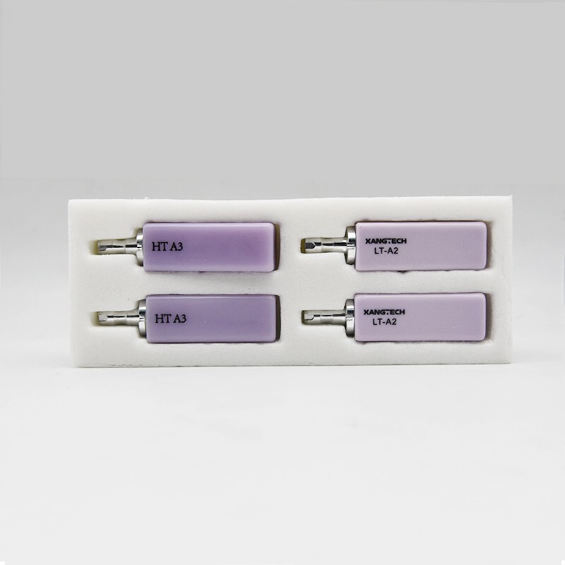 4 Pieces/Box B40 Lithium Disilicate HT/LT Glass Ceramic Blocks 40-15-14mm