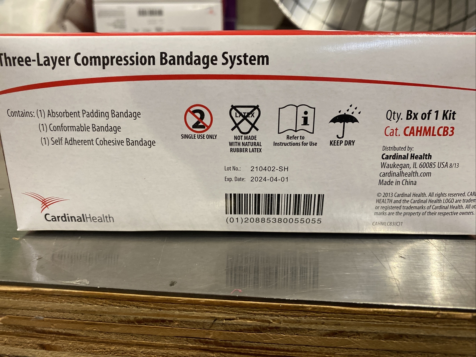 Cardinal Health Three-Layer Compression Bandage System – 1-one Kit