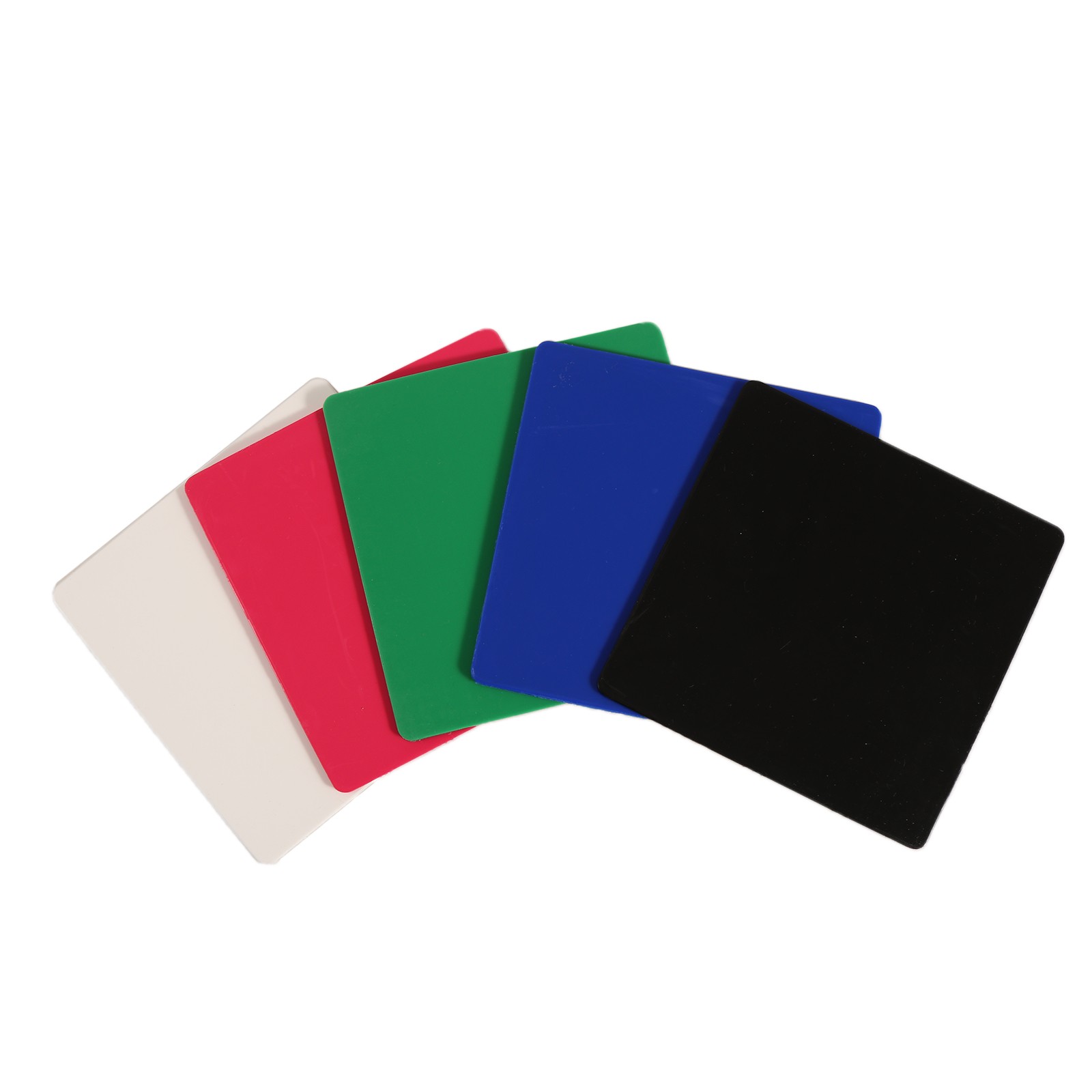 5/Pk Bio-Art Thermoforming Sheet Soft 3,0mm / 0,12” EVA Square Mixed Colors 5