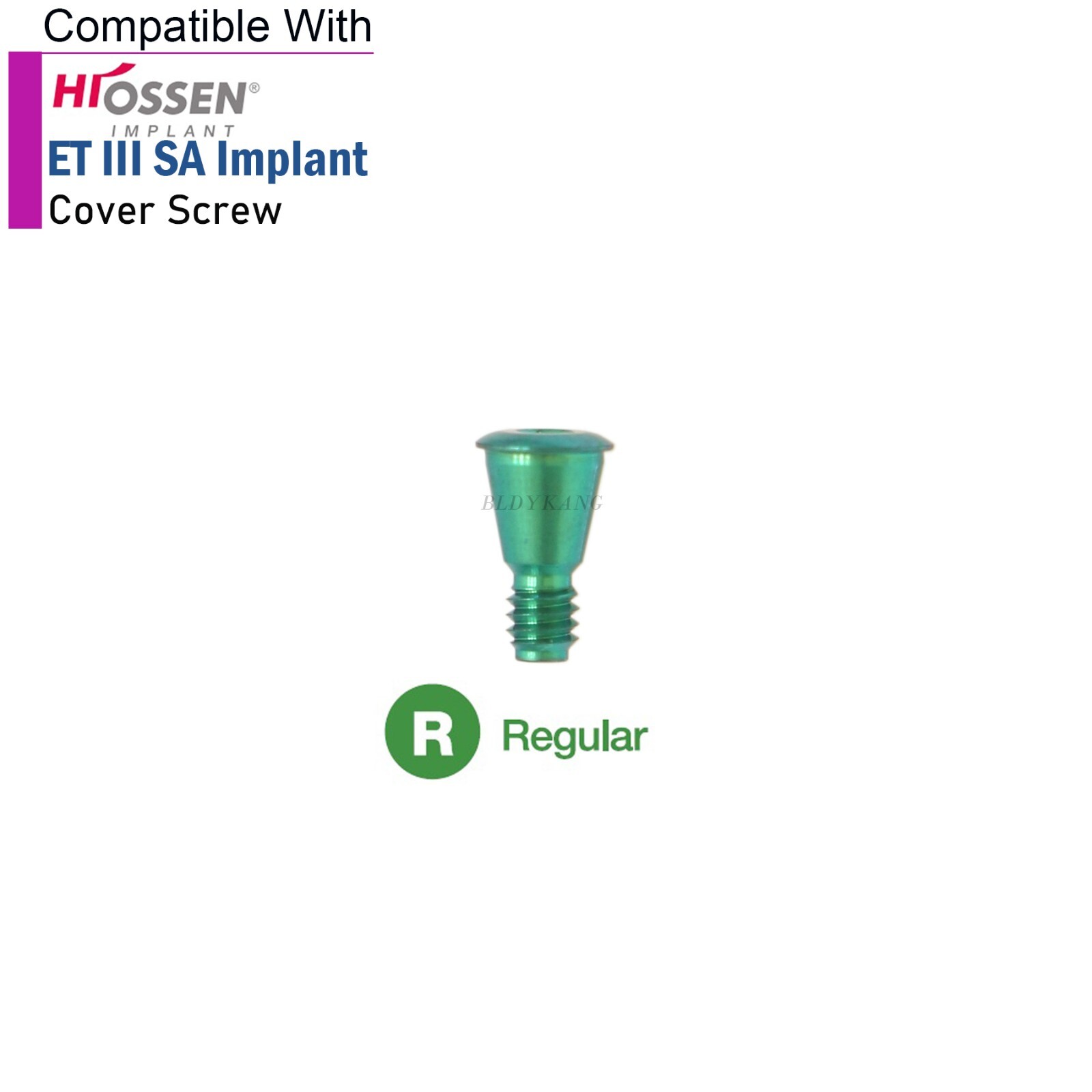 Dental Healing Abutment Cover Screw tool Compatible with Osstem Hiossen