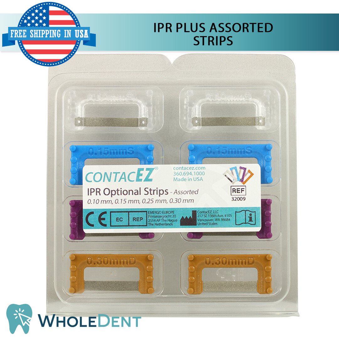 ContacEZ Supra IPR Kit Orthodontic Interproximal Reduction Disc Strips Tray