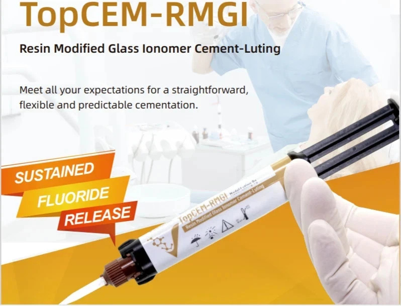 VinciSmile TopCEM RMGI Resin Modified Glass Ionomer Cement 8gm tube (Free Ship