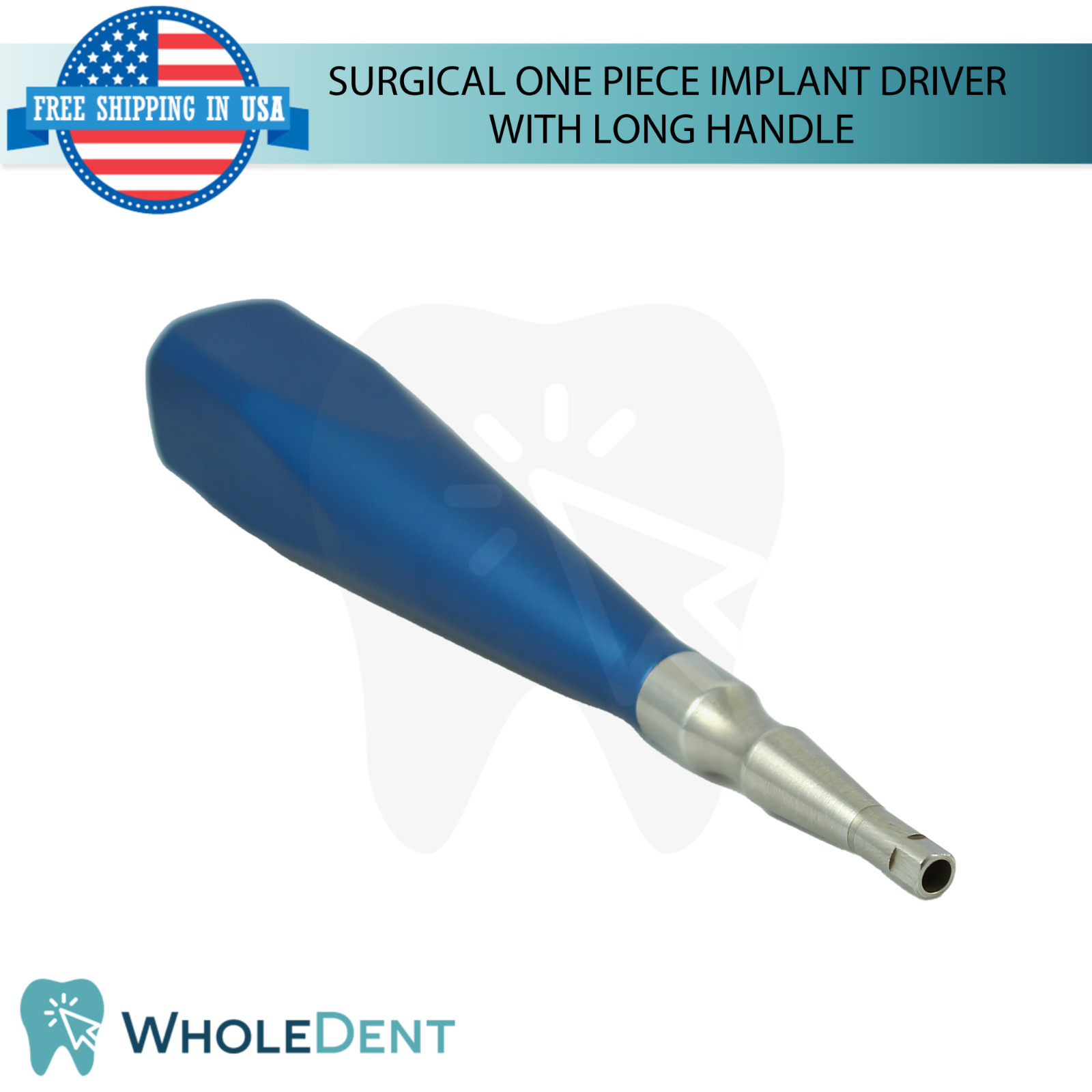 Long Handle One Piece Fixture Driver Reusable Installation Tool Dental Procedure