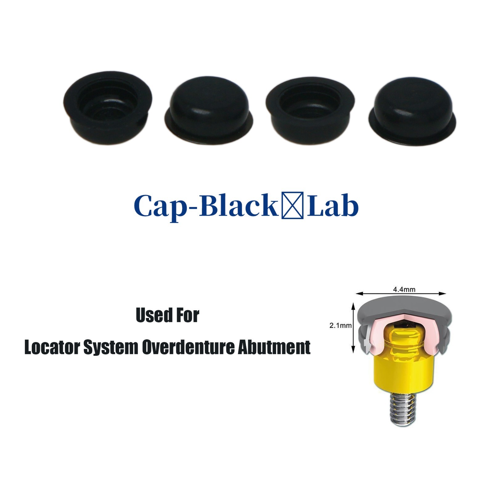 Implant Universal Retention Caps Set Insertion Extraction Tool Remove Core Tool