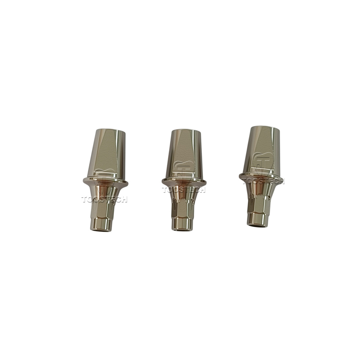 10pcs Titanium straight abutment fits to Megagen Blue diamond RC D5.0 GH1-4mm
