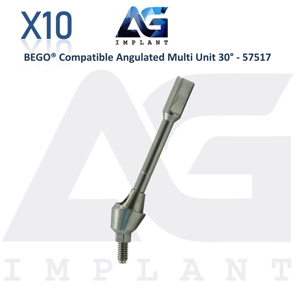 10 Angulated Multi Unit 30° Prosthetic Compatible with BEGO® – 57517 Dental Lab