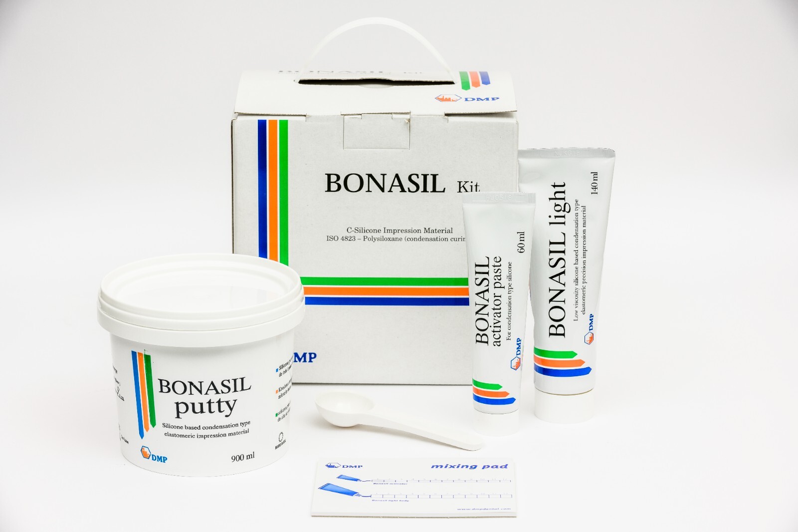 DENTAL Impression Material Set BONASIL Putty + BONASIL Light + BONASIL Activator